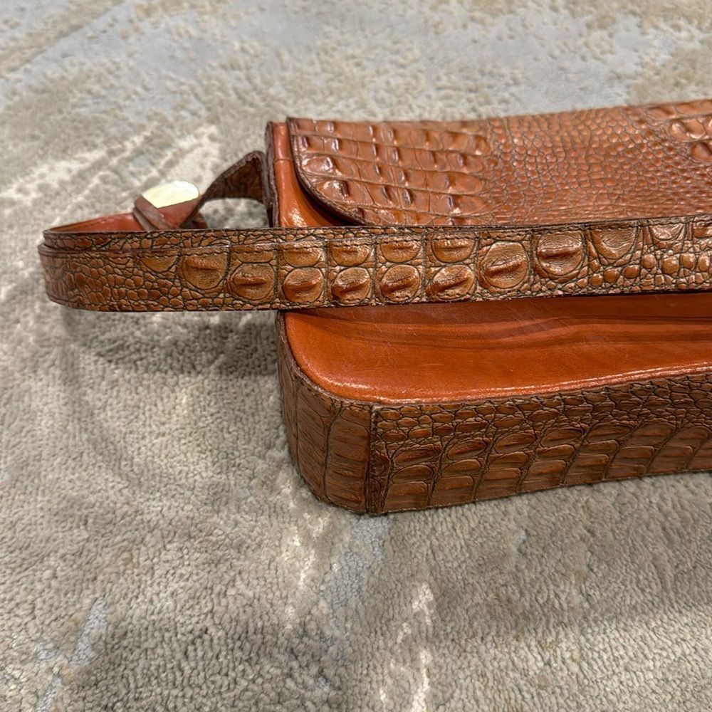 VTG Brahmin alligator skin light brown shoulder bag in amazing condition for age - Picture 5 of 16